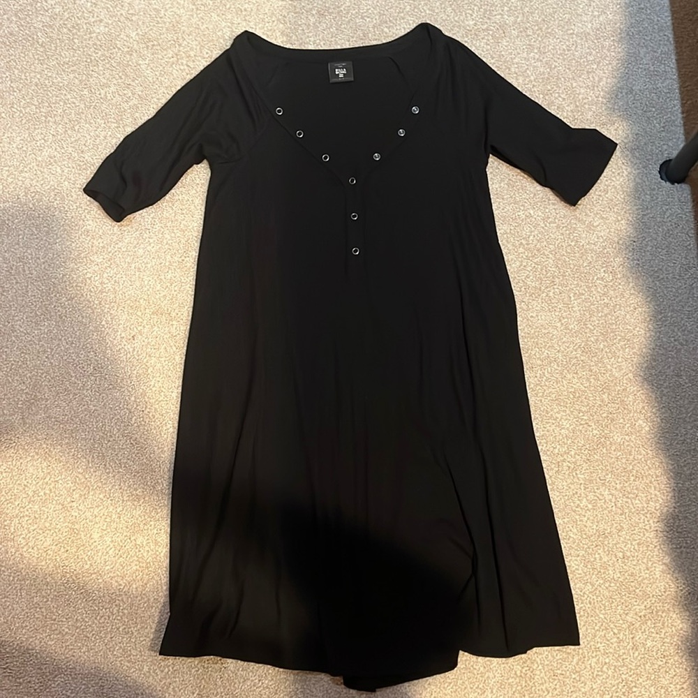 Billabong Black Button Up Dress